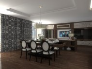 Projekty wnętrz - Apartament Art Deco