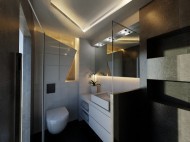 Projekty wnętrz - aranżacja łazienki