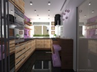 Projekty wnętrz - Projekt mieszkania pokazowego Apartamenty Śródmieście w Krakowie dla rodziny 5 osobowej