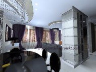 Projekty wnętrz - Wnętrza Glamour