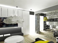 Projekty wnętrz - apartament Kraków