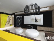 Projekty wnętrz - aranżacja wnętrza apartamentu
