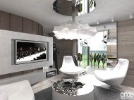 Projekty wnętrz - apartament GALAXY 