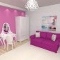 projekty wnętrz - Pokój dziewczynki